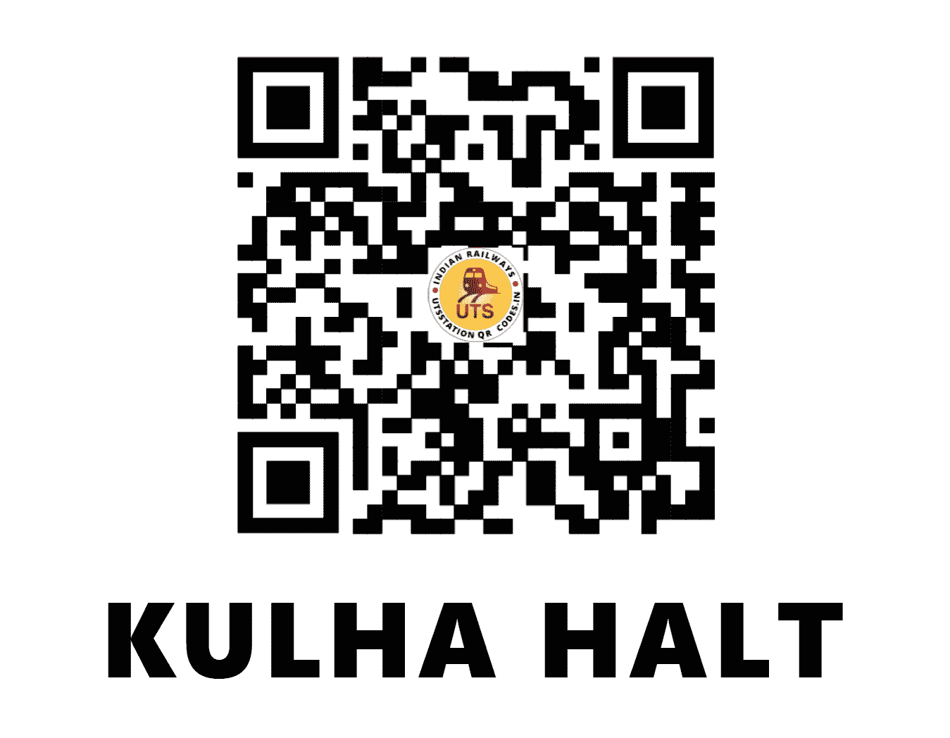 UTS QR Code for KULHA HALT - KULH (NR - UTTAR PRADESH)